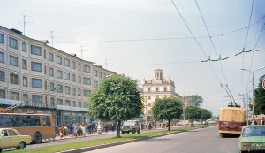 Улица Кирова в 80-х годах калуга